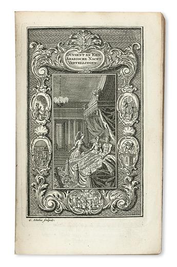 ARABIAN NIGHTS.  De Duizend en Ene Nacht, Arabische Vertellingen.  12 parts in 4 volumes.  1755